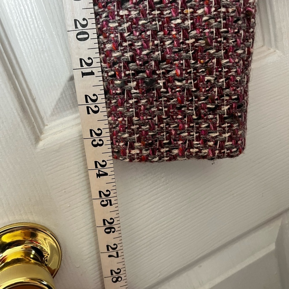 Alfani Women's Tweed Jacket - Black and Pink - Picture 3 of 3
